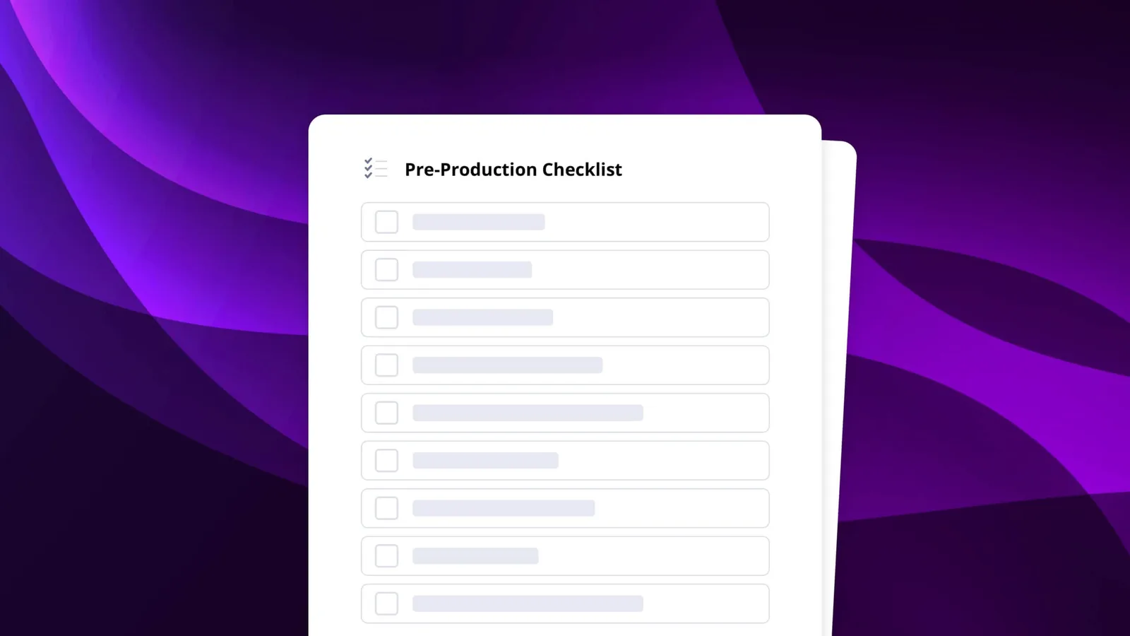 Working at StudioBinder: A Working Checklist for Small Productions | Reel Magic